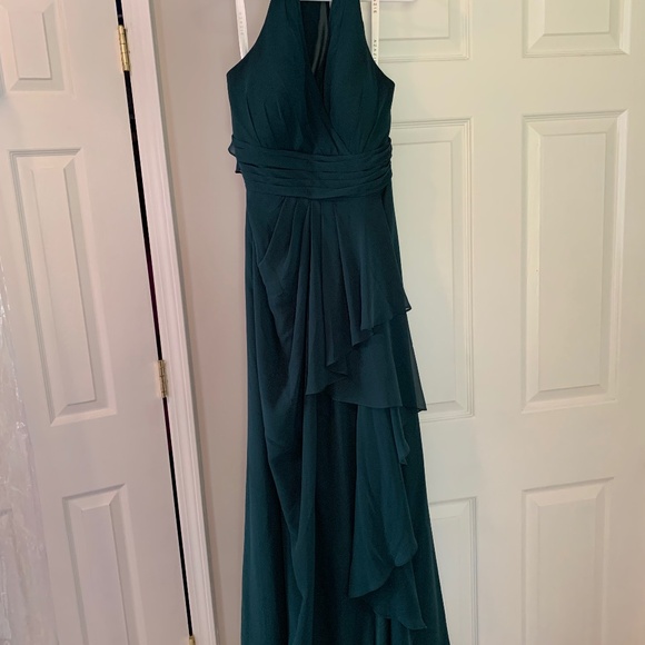 Azazie Dresses & Skirts - Green bridesmaid dress- only worn once!